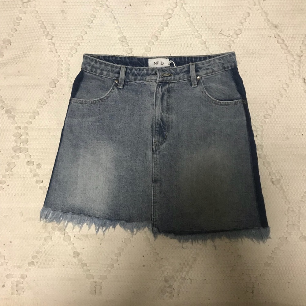 NWT Minkpink jean skirt